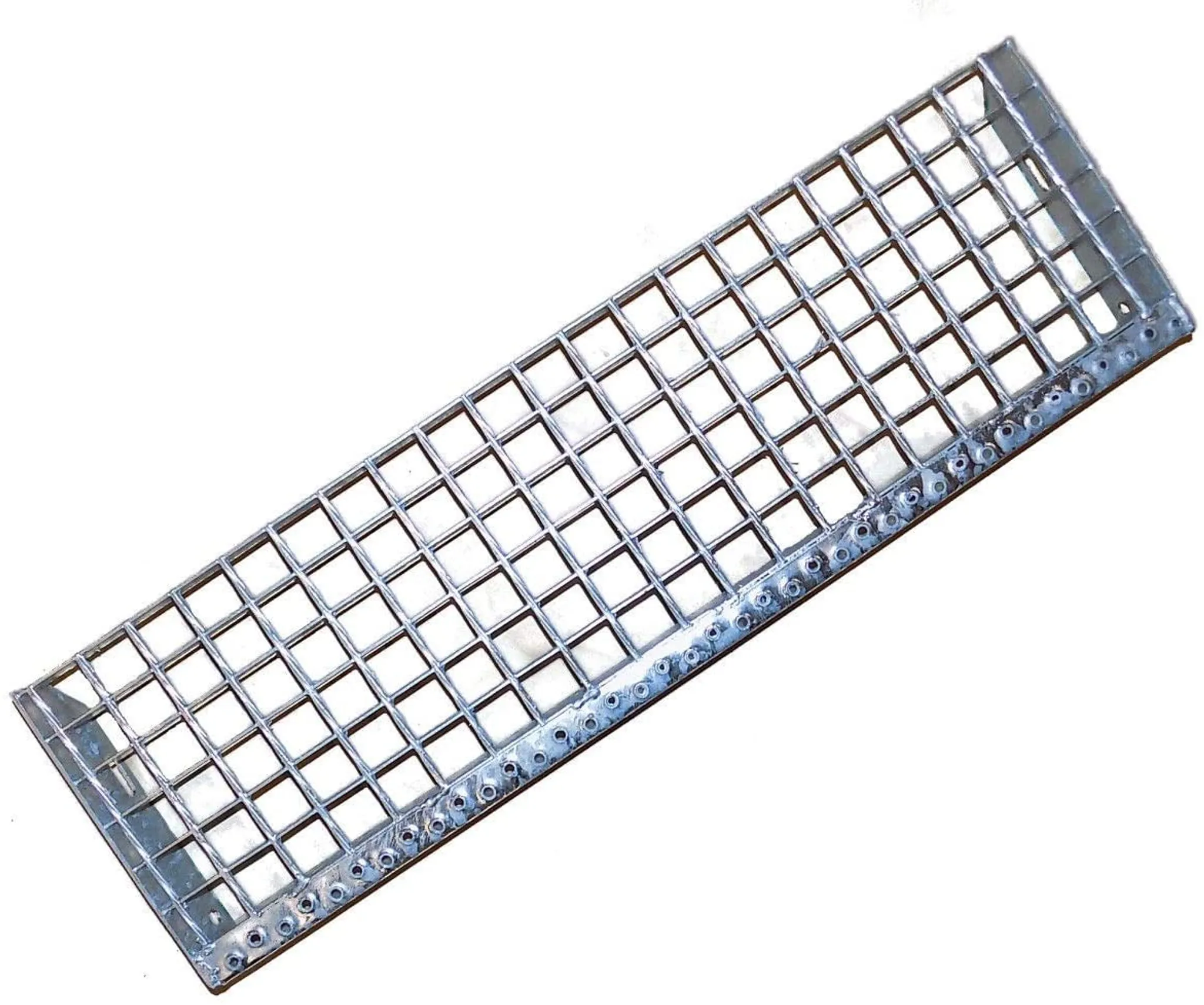Treppenstufen Metall 60 - 160 cm breite x 240 cm tiefe Gitterroststufe verzinkt Treppenstufen Metall 60 - 160 cm breite x 240 cm tiefe Gitterroststufe verzinkt
