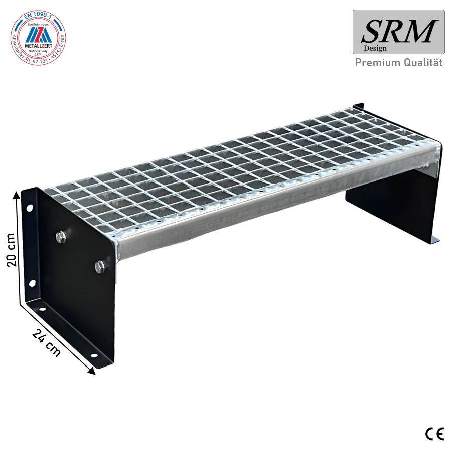 1 Stufen Standtreppe Modell 1 freistehend Schwarz Treppe …